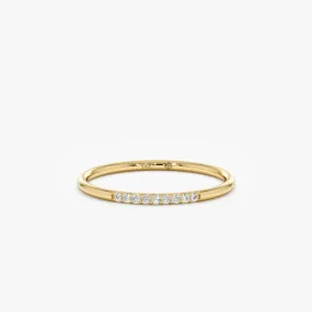 Petite Diamond Bar Ring, Vanessa