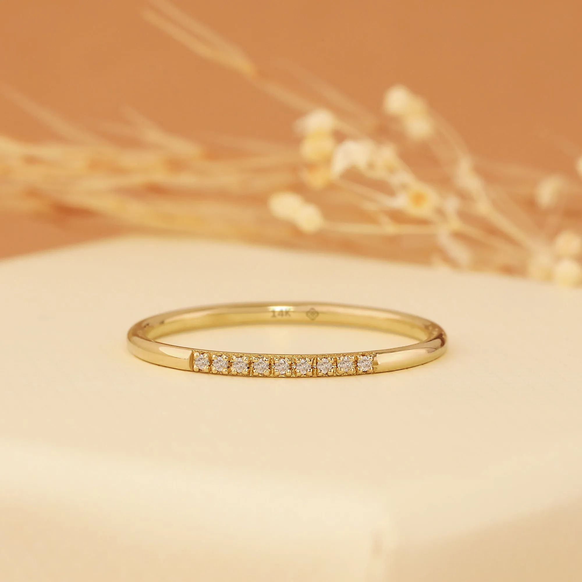 Petite Diamond Bar Ring, Vanessa