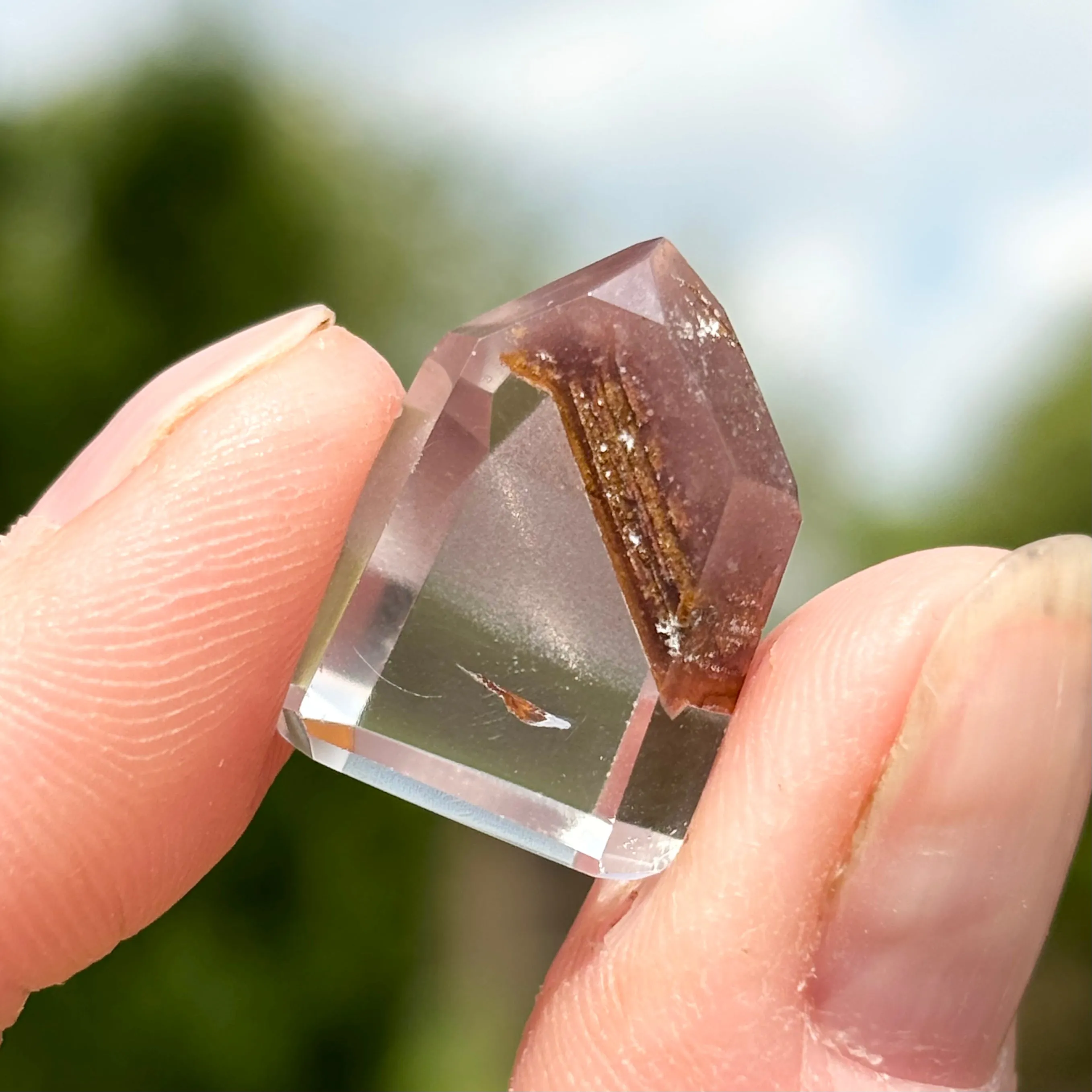 Pink Lithium Quartz Point | B