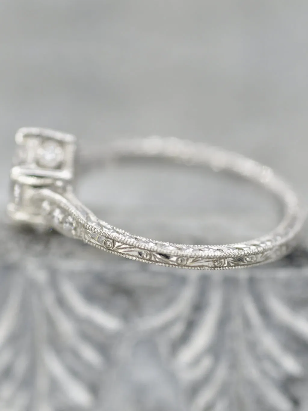 Priscilla Aquamarine & Diamond Ring