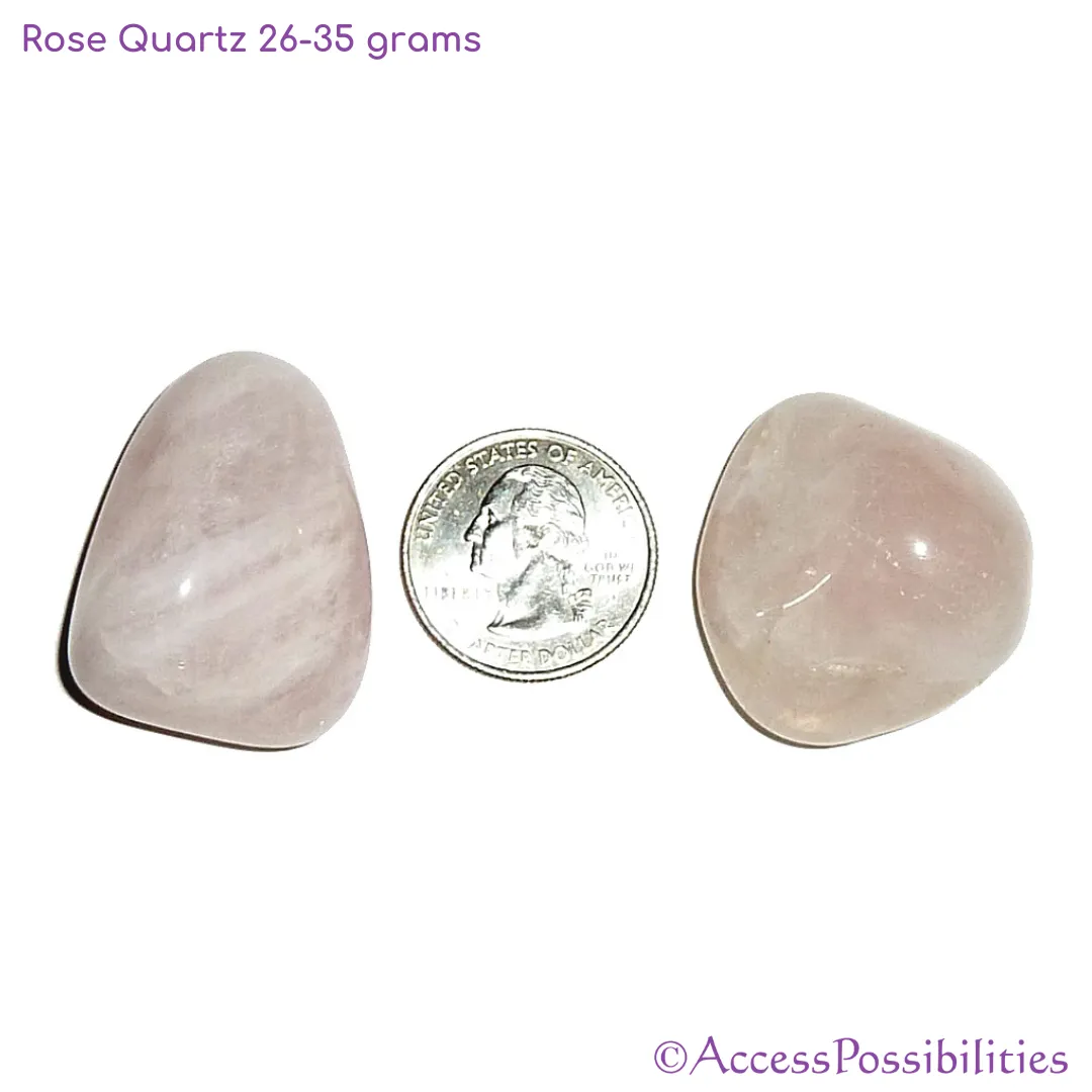 Rose Quartz Tumbled Stones From Africa
