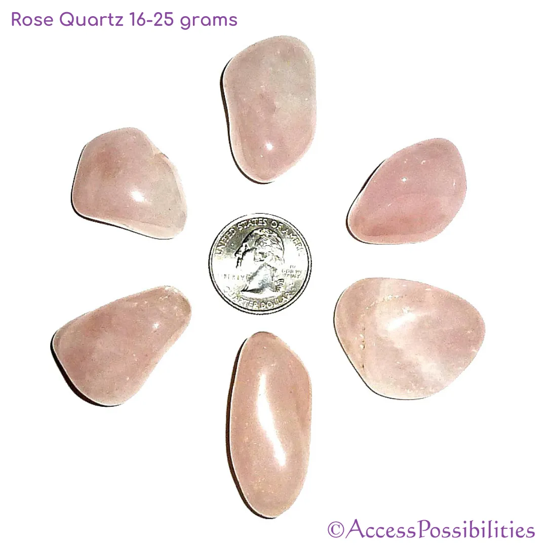 Rose Quartz Tumbled Stones From Africa