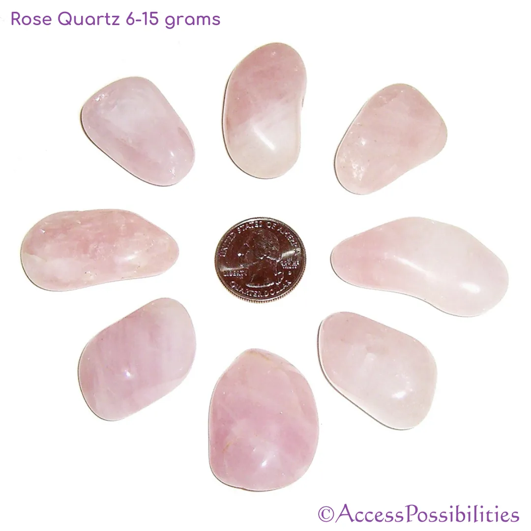 Rose Quartz Tumbled Stones From Africa