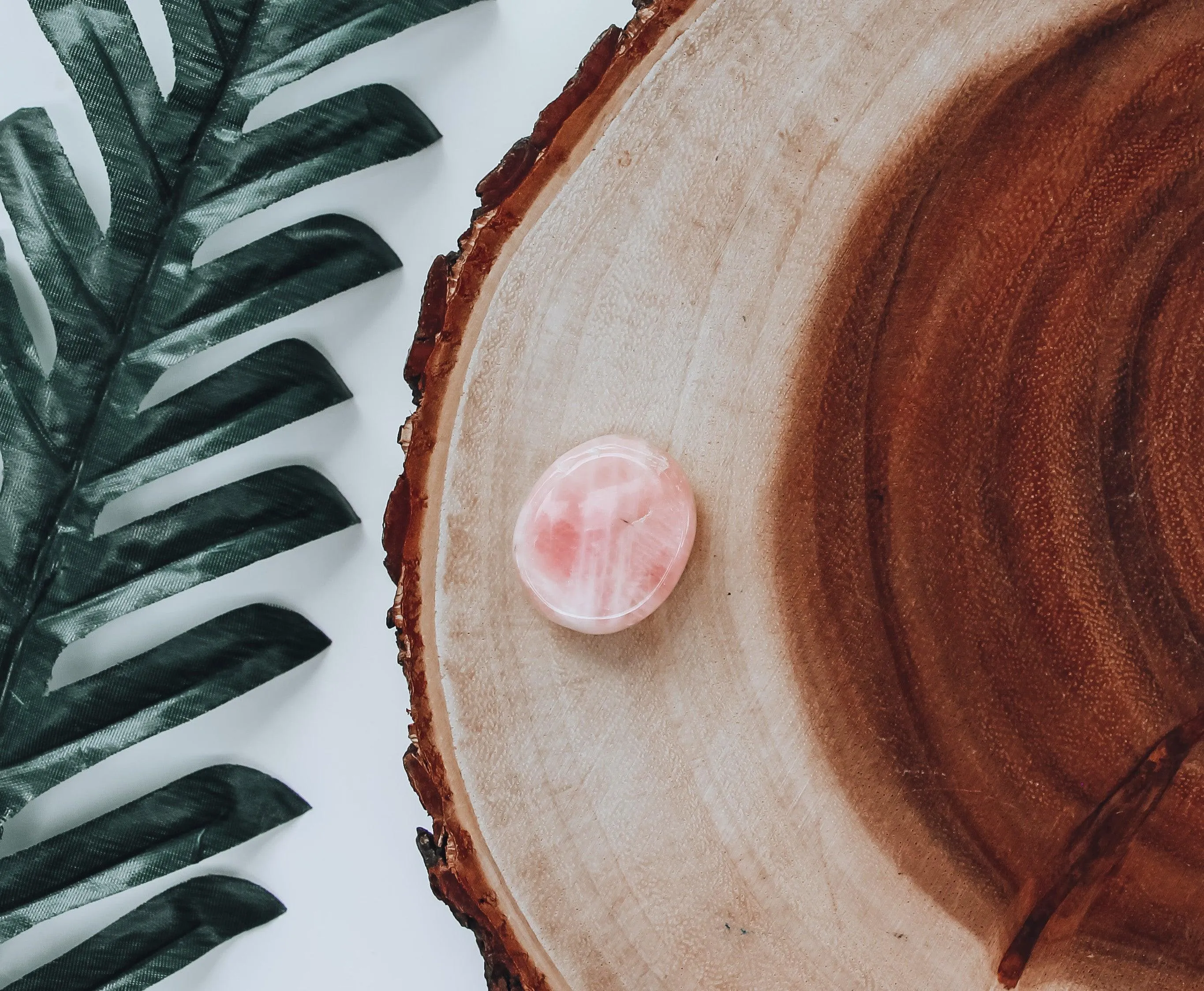 Rose Quartz Worry Stone – Self-Love and Healing for Emotional Trauma