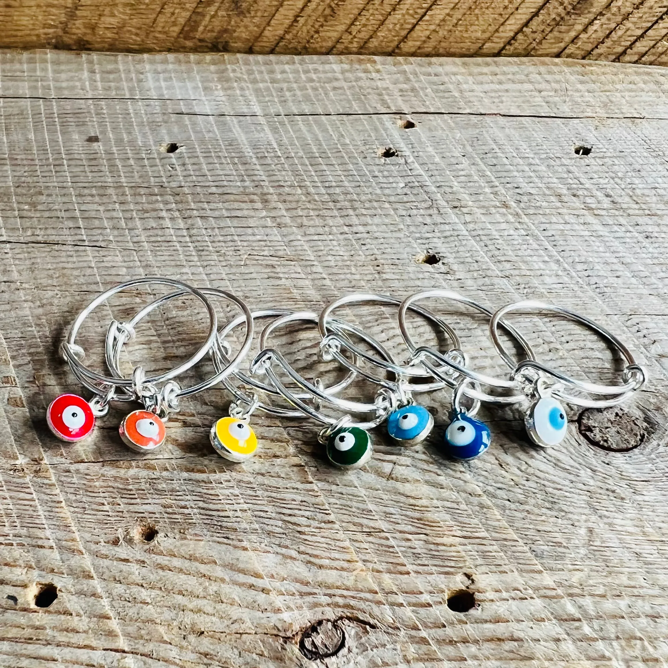SariBlue® Eye’m So Charming Rings