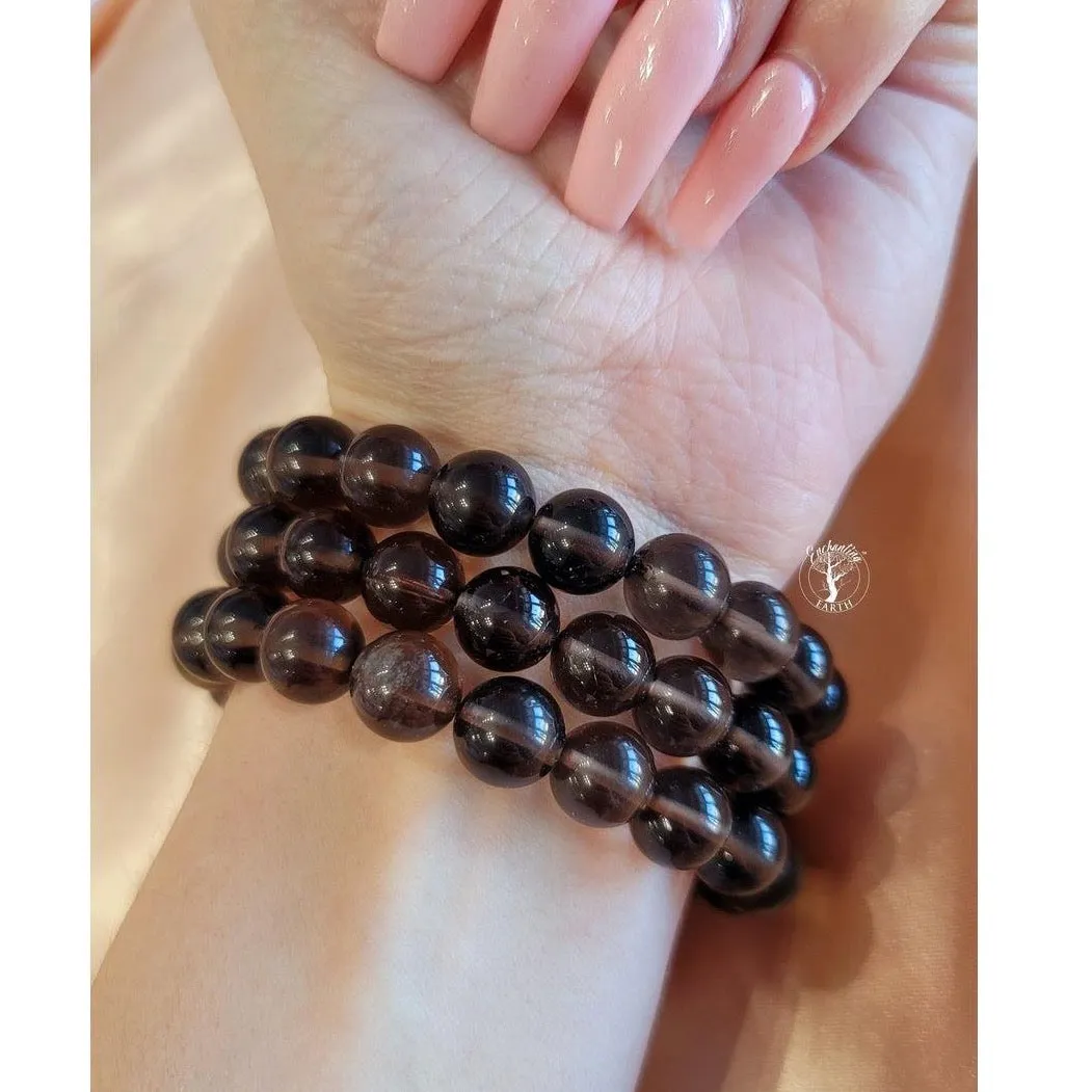 Smokey Quartz Bracelet for Manifestation, Protection and Purification