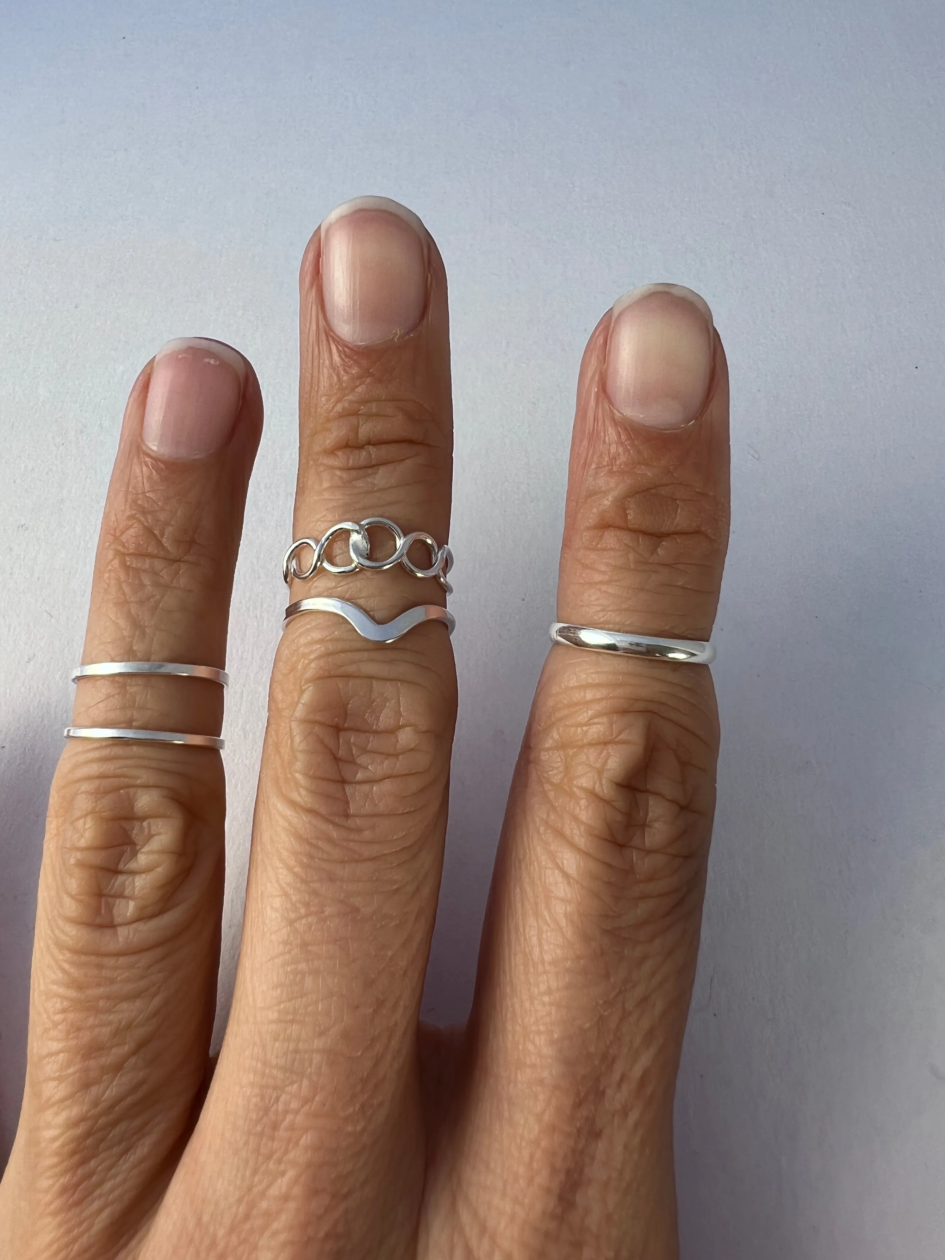 V Midi Ring