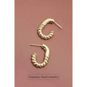 Waterproof Stainless Steel Tarnish Free Hoops