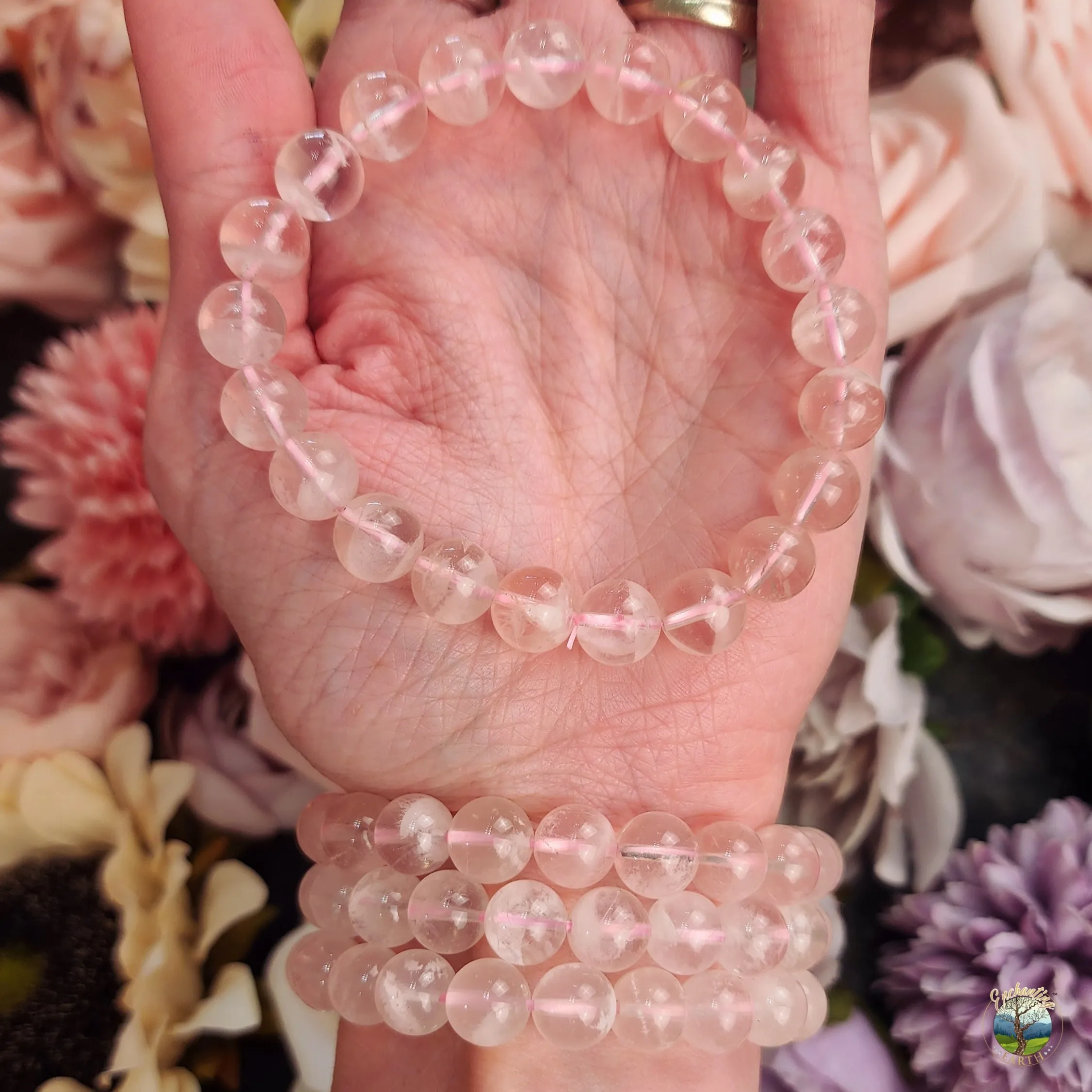 White Lodolite Quartz Bracelet for Expanding your Consciousness and Protection