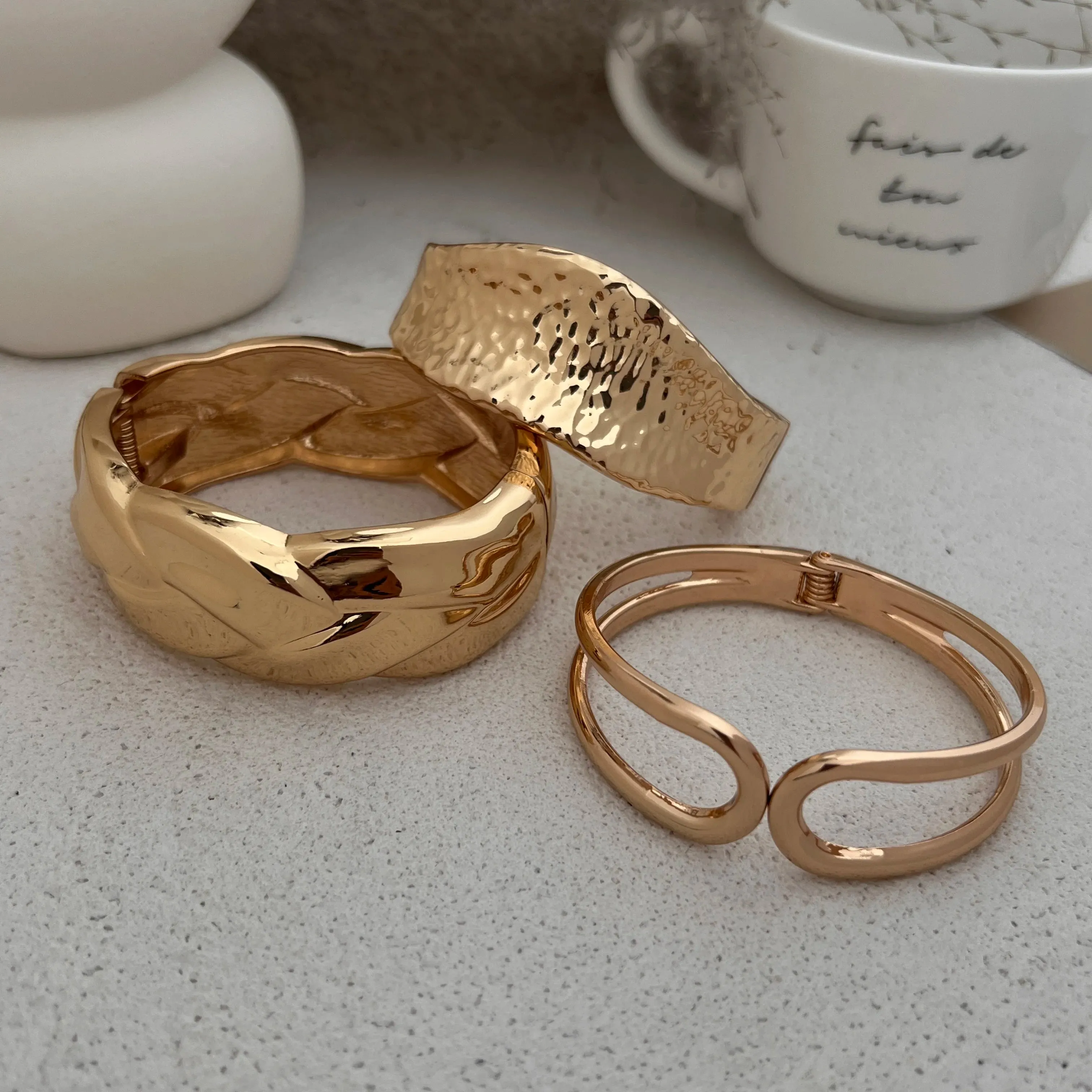 Women's Punk Irregular Geometry Bangles